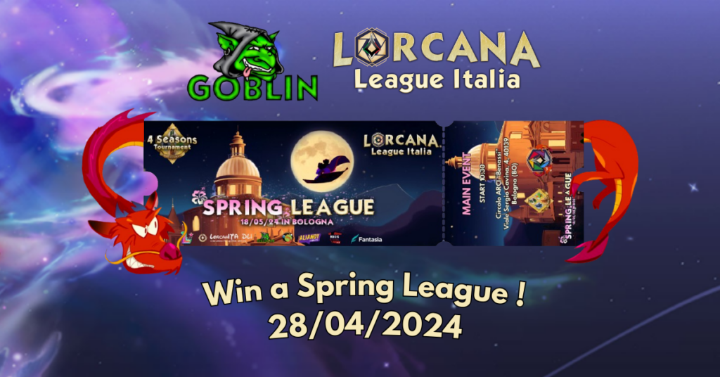 Disney Lorcana: Torneo “win-a-Spring League ticket”