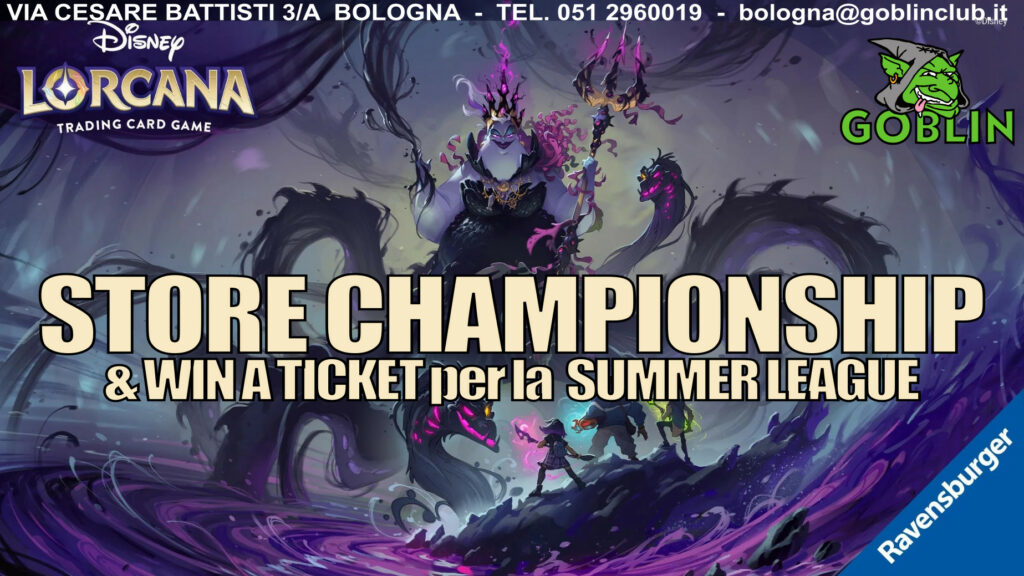 Disney Lorcana: Ursula Return Store Championship & win-a-Summer League ticket